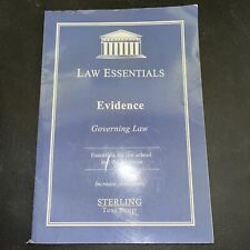 Evidence law essentials for sale  Kansas City