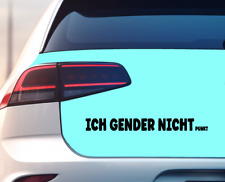 Naklejka ICH GENDER NOT Fun Naklejka samochodowa Tuning JDM Naklejka car boot truck rower na sprzedaż  Wysyłka do Poland