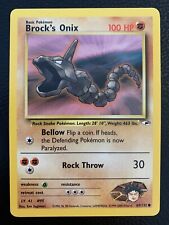 Usado, Unlimited Gym Heroes Brock’s Onix 69/132 Pokemon Card WOTC Vintage quase perfeito comprar usado  Enviando para Brazil