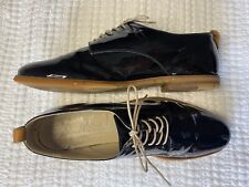 AGL Patent Leather Oxford Shoes Sz 38.5 (US) 8 Loafer Lace Up Confetti Sole for sale  Shipping to South Africa