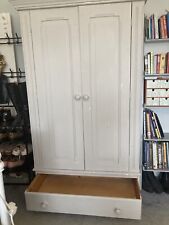 Pine wardrobe double for sale  COLCHESTER
