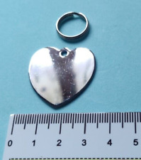Chromium plated heart for sale  DARLINGTON