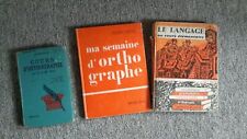 Livres orthographe années d'occasion  Merlimont
