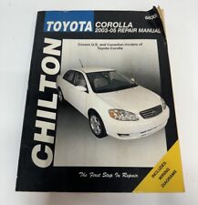 Manual de reparo Chilton Toyota Corolla 2003 - 2011 #68303 com diagramas de fiação comprar usado  Enviando para Brazil