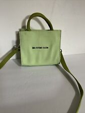 brandon blackwood Canvas Crossbody Bag Small Mint Green for sale  Shipping to South Africa