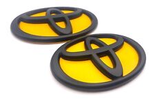 2020-2024 Supra a90/a91 T-Logo Replacement Badges 2pc Matte Black / Nitro Yellow for sale  Shipping to South Africa