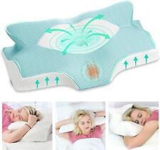Used, Elviros Cervical Memory Foam Pillow, Contour Pillows for Neck and Shoulder Pain, for sale  Shipping to South Africa