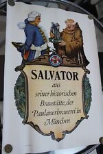 Reklameplakat paulaner salvato gebraucht kaufen  Altusried