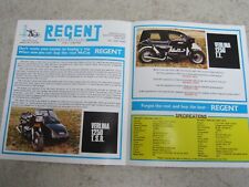 Regent motorcycles vauxhall for sale  CHICHESTER