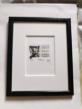 Framed etching kettledrum for sale  CAMBRIDGE