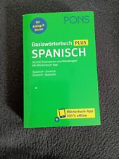 Basiswörterbuch spanisch pons gebraucht kaufen  Weiden