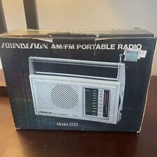 Usado, Rádio portátil Soundesign modelo 2222- (F) AM/FM comprar usado  Enviando para Brazil