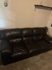 Black leather couch for sale  Madison