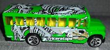 1988 Hot Wheels ônibus escolar tricerátopos verde com brinquedo de metal fundido dinossauro comprar usado  Enviando para Brazil