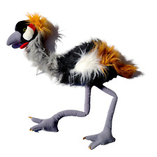 Grulla Coronada Grande Peluche Pájaro Marioneta Marioneta Avestruz Emú 40" Animal Raro segunda mano  Embacar hacia Argentina
