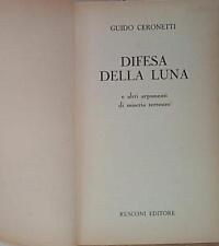 Guido ceronetti difesa usato  Italia