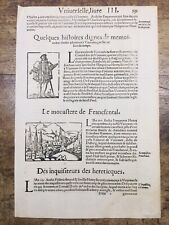 Inquisition De Worms 1575 Conrad De Marbourg Monasterio De Unidad Hereje segunda mano  Embacar hacia Argentina