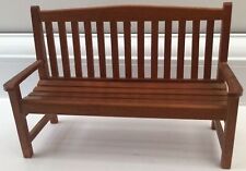 Dolls House Oak Wooden Garden Bench for sale  Shipping to South Africa