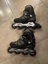 Usado, Patines en línea para hombre Rollerblade Spark ALU Maxwheel 80 - negros/cal, talla 9 segunda mano  Embacar hacia Argentina