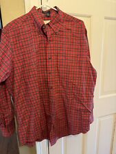 Camisa xadrez masculina vermelha pequena tartan por Retford algodão importado tamanho grande, usado comprar usado  Enviando para Brazil