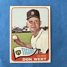 Usado, Topps Don Wert 1965 (Tigres de Detroit) #271 en muy buen estado/ex segunda mano  Embacar hacia Argentina