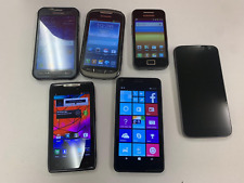 6X Telefony - Samsung S5830i, GT-S7710,G388F,MOTO XT910 itp. - MIESZANKA na sprzedaż  Wysyłka do Poland