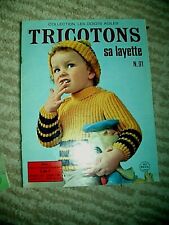 Tricotons layette 1972 d'occasion  Strasbourg-