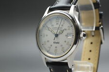 [Perto de ESTADO PERFEITO] Hamilton cáqui 9721A mostrador branco data 25 joias relógio automático masculino comprar usado  Enviando para Brazil