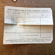 1929 invoice shaftesbury for sale  PRESTEIGNE