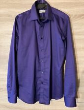 Camicia viola uomo usato  Montegaldella