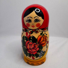 Ukrainian Matryoshka Nesting Doll - 7 Dolls - Handpainted for sale  Shipping to South Africa