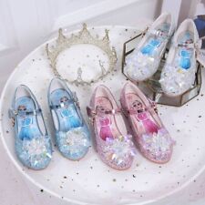 Frozen2 Niños Elsa Princesa Zapatos Niñas Fiesta Lentejuelas Cristal Brillo Elegante Vestido segunda mano  Embacar hacia Argentina