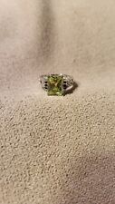 lia sophia green ring for sale  Derby