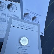 Euro silbermünze silber gebraucht kaufen  Murnau a.Staffelsee