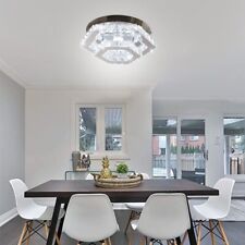 CXGLEAMING 13" Modern Crystal Chandelier Ceiling Light LED Dimmable Pendant Lamp for sale  Shipping to South Africa