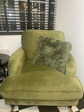 Armchair vintage olive for sale  EDGWARE