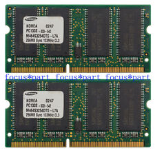 Usado, Memória RAM SO DIMM 3.3V Samsung 512MB (2X256MB) PC133 144PIN NÃO ECC comprar usado  Enviando para Brazil