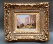 Magnifier painter around 1890 - waterfall Staubbachfall - Bernese Oberland for sale  Shipping to South Africa