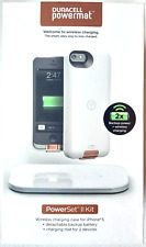 Kit Duracell Powermat CSA5SW1 PowerSet II para iPhone 5 com estojo de acesso, Snap Ba comprar usado  Enviando para Brazil