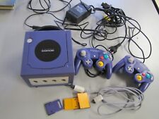 console gamecube GAME CUBE NINTENDO Violet Bleu DOL 001 / non testé en l'état segunda mano  Embacar hacia Argentina