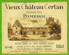 Etiquette vin pomerol d'occasion  Dijon