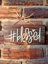 Blessed wooden sign for sale  Spencerport