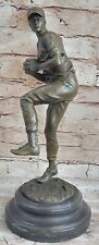 Estatuilla escultura de bronce trofeo de bronce de lanzador de béisbol de las Grandes Ligas segunda mano  Embacar hacia Argentina