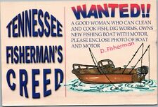 Postcard tennessee fisherman for sale  Buffalo Grove