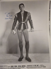 The Adventures Of Don Juan with Errol Flynn VINCENT SHERMAN hand signed photo for sale  Shipping to South Africa