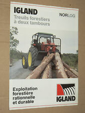 Prospectus winch forestier d'occasion  Expédié en Belgium
