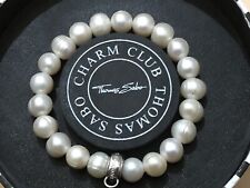 Genuine Thomas Sabo Charm Club Size Medium Freshwater Pearl Bracelet & Box for sale  BILSTON