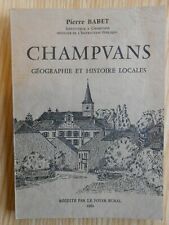 Champvans géographie histoire d'occasion  Combeaufontaine
