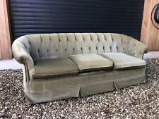 Vintage velvet chesterfield for sale  BRISTOL