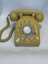Teléfono de escritorio vintage ITT amarillo con dial giratorio Art Deco exhibición coleccionable segunda mano  Embacar hacia Argentina